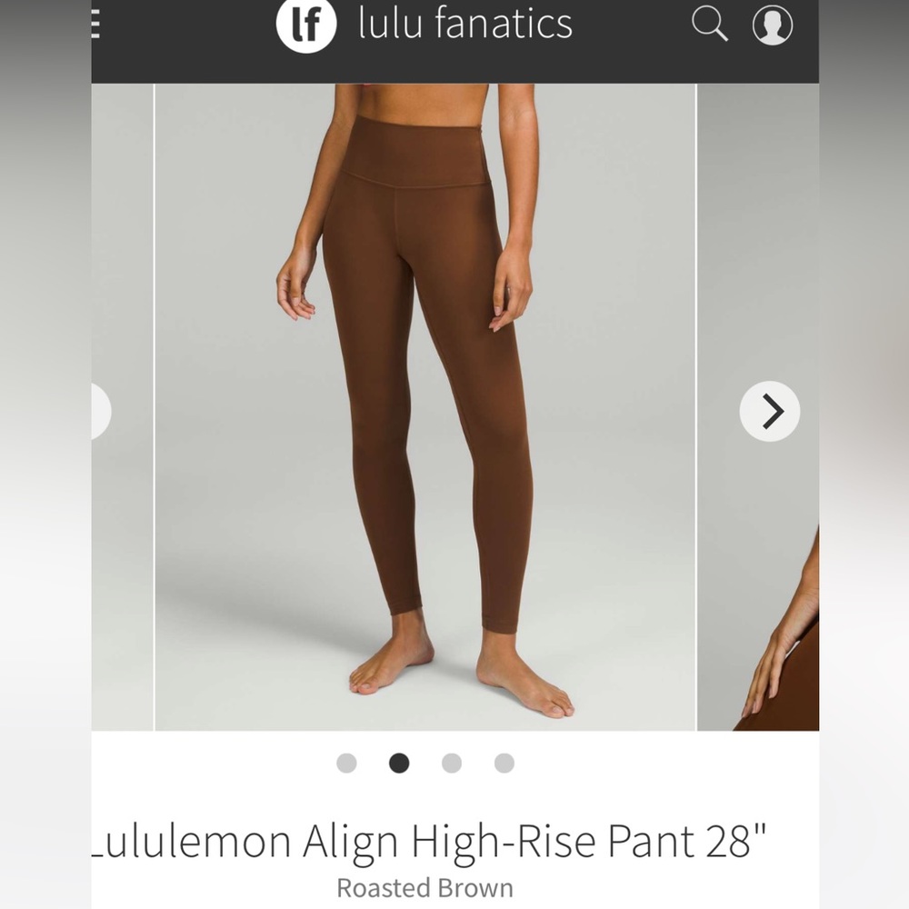 NWT lululemon align leggings size 4